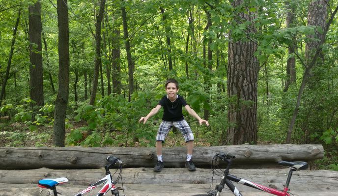 Zdjęcie 1 trasy Bikemap „От улица Тополиная 25А, Тольятти до улица Тополиная 30, Тольятти”