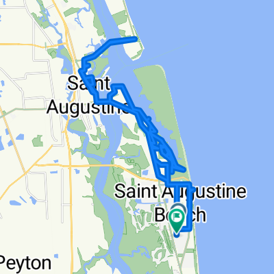 400–498 F St, St. Augustine Beach to 16A Atlantic Oaks Cir, St. Augustine Beach