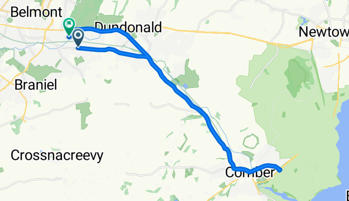 1–7 Abbey Road, Belfast to 2 Barnetts Ct, Belfast