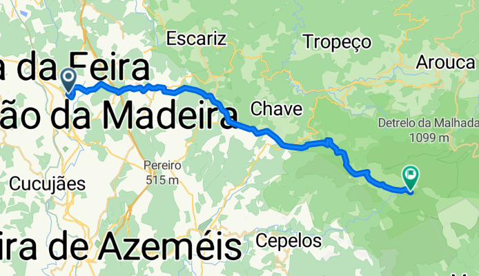 De Rua António Aleixo 134, São João da Madeira a Unnamed Road