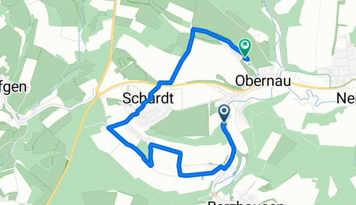 Wiedstraße 4, Obernau nach In der Limbach 4, Obernau