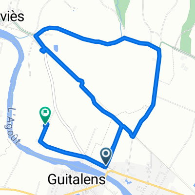 De 10bis Chemin du Carretal, Guitalens-L'Albarède à 196 Hameau La Baudonié, Serviès