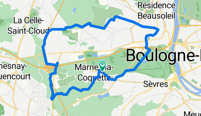 De 37A Rue de Marnes, Ville-d'Avray à 34 Rue de Marnes, Ville-d'Avray
