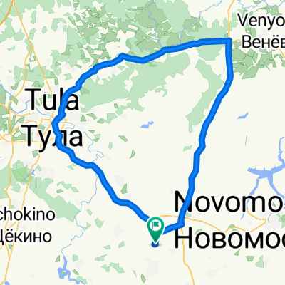 От улица Советская 6, Дедилово до улица Советская 6, Дедилово