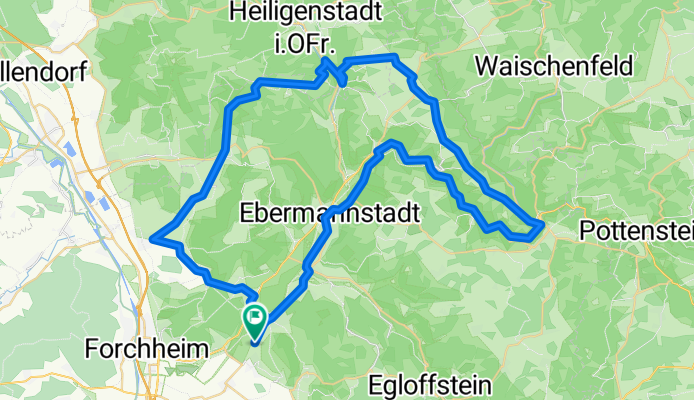 Von Kirchehrenbach über Tiefenstürming in's Wiesenttal