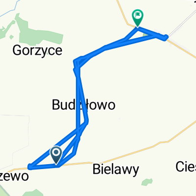 Budziłowo 1–2, Kołaczkowo do Wrzesińska 15, Kołaczkowo