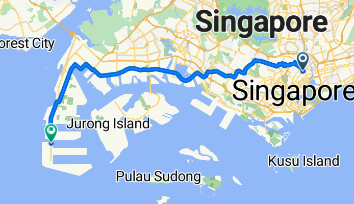 Route from 165 Tyrwhitt Road, Singapore