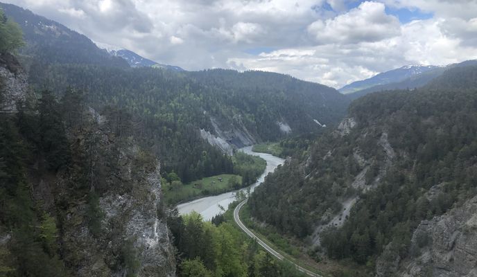Foto 1 der Bikemap-Route "[DAY 20] Ilanz - Chur"