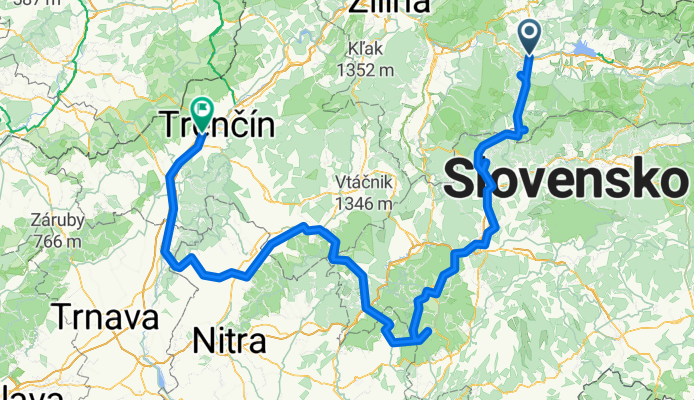 Donovaly - Štiavnica - Partizánske - 4 dni
