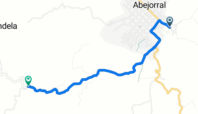 Paseo rápido en bicicleta