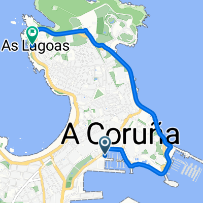 Carril bici 1_ La marina - Acuarium Finisterrae