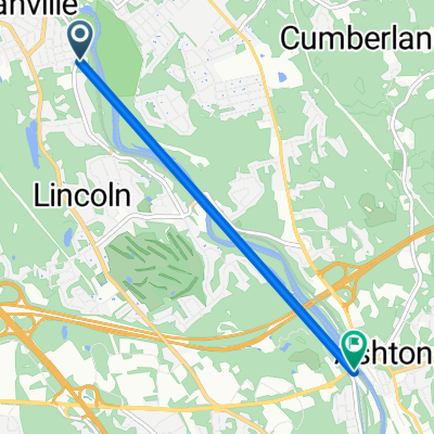 300 New River Rd, Manville to 1075 Lower River Rd, Lincoln