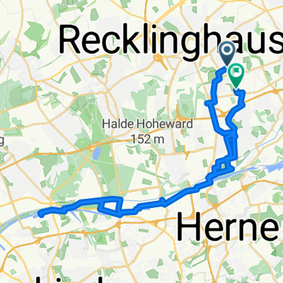 In den Heuwiesen 34, Recklinghausen nach Blitzkuhlenstraße 123, Recklinghausen