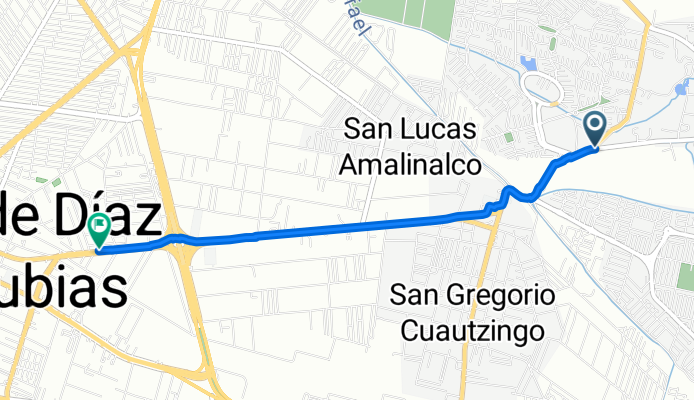 De Avenida Nacional a Calle Vicente Guerrero 59, Chalco de Díaz Covarrubias