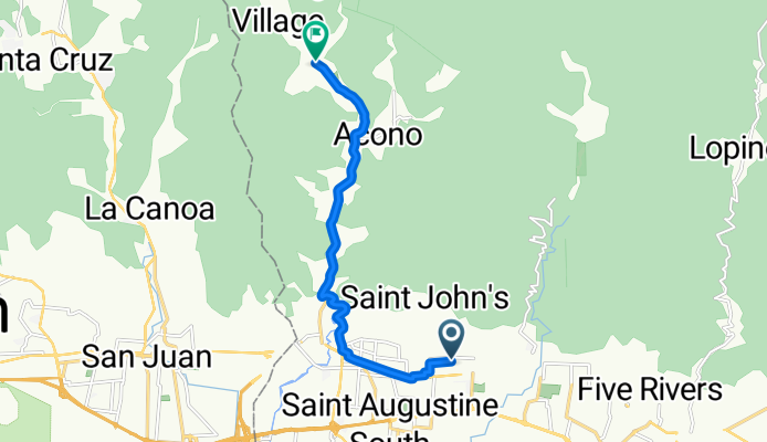 Green Street 50, Tunapuna to Alta Garcia Road, Loango