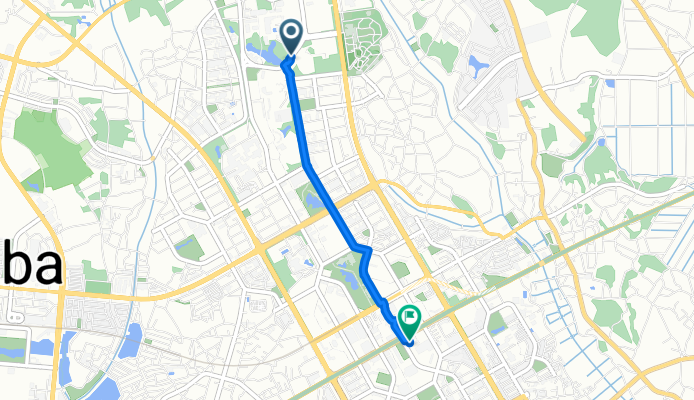 ３丁目, つくば市 to １丁目 ２, つくば市