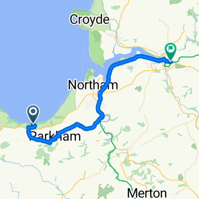 Bucks Mills to BMW Barnstaple