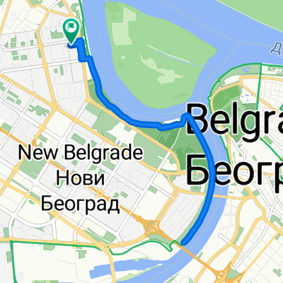Klare Cetkin 7, Belgrade to Klare Cetkin 7, Belgrade
