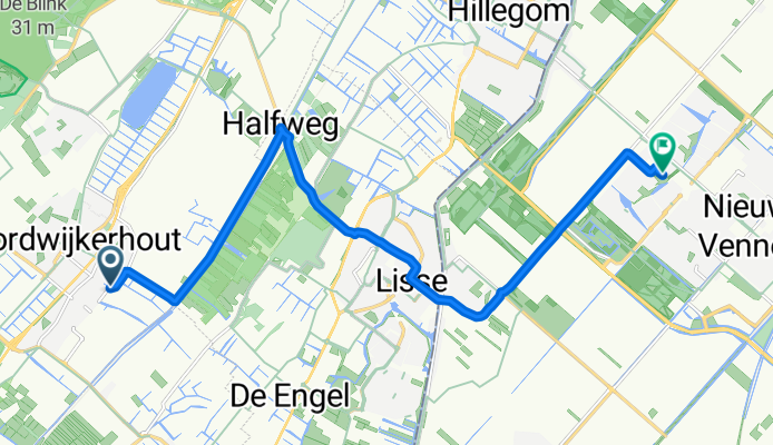 Schelftweg 1, Noordwijkerhout naar Remmersteinpark 5H, Nieuw Vennep