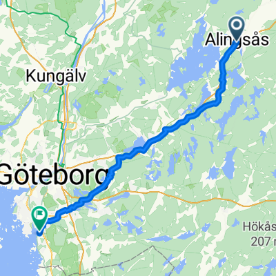 Södra Ringgatan 4 to Hovås Fasanstig 5