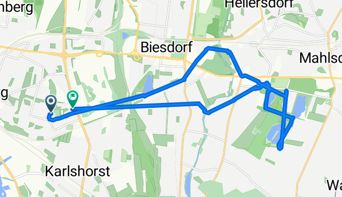 Sewanstraße 219/2, Berlin nach Heinrich-Dathe-Platz 1, Berlin