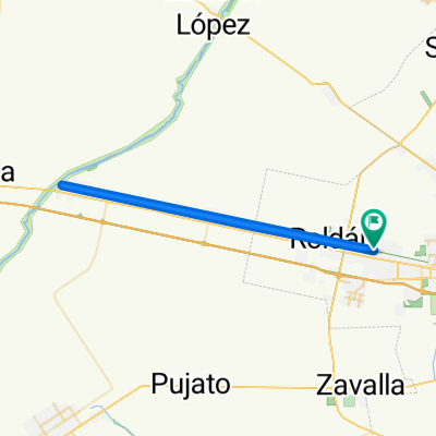 Funes cacaraña x tierra pegado a la vía 