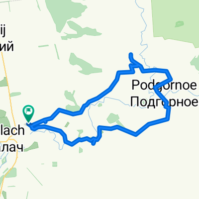 От улица Котовского 33, Калач до улица Котовского 33, Калач