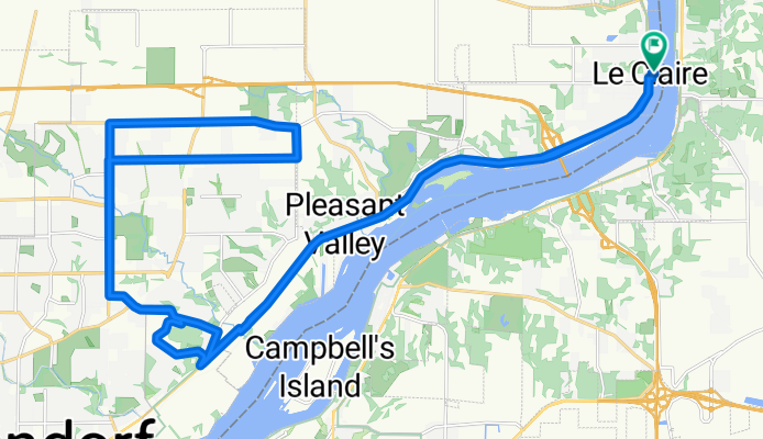 30 leclaire to veterans pkwy loop