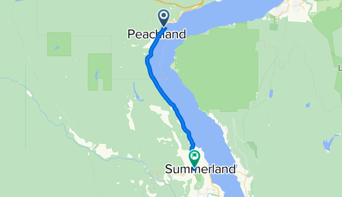 4445 Fourth St, Peachland to 13009 Rosedale Ave, Summerland