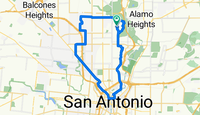 100–198 Alameda Cir, Olmos Park to 200 Alameda Cir, Olmos Park