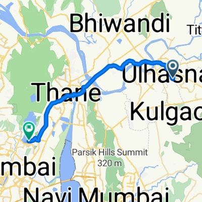 Unnamed Road, Kalyan to Adi Shankaracharya Marg 19, Mumbai