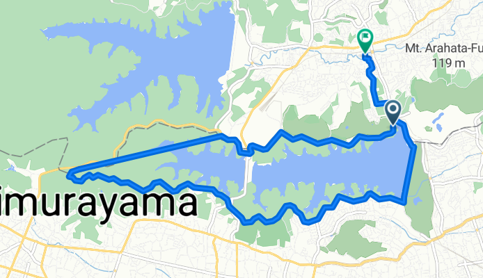 ファミリーマート西武園西店, 所沢市 to ２７０５−４３, 所沢市