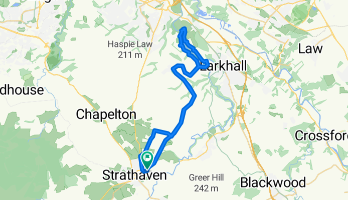 36 Hills Road, Strathaven to 36 Hills Road, Strathaven