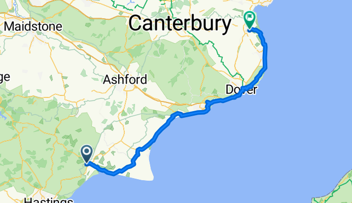Rye to Sandwich  Coast Route