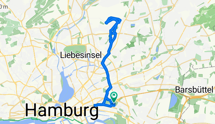 Mettlerkampsweg 14, Hamburg nach Mettlerkampsweg 24, Hamburg