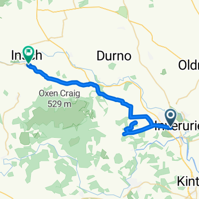 Blackhall Road, Inverurie to 21 Beechcroft Ave, Insch