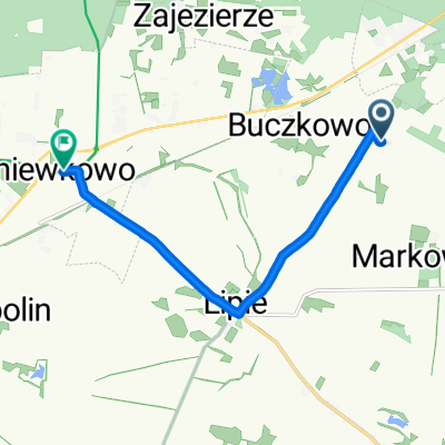 Perkowo do Jana III Sobieskiego 32, Gniewkowo