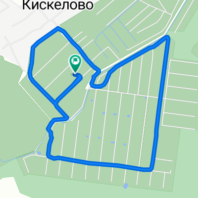 От Весенняя улица 14, Кискелово до Солнечная улица 13, Кискелово