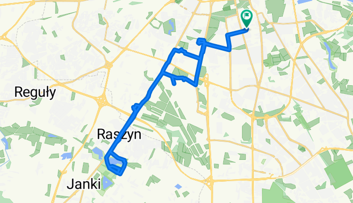 Trasa z Antoniego Józefa Madalińskiego 47–51, Warszawa