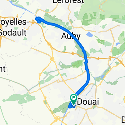 De 109 Rue Lefebvre d'Orval, Douai à 109C Rue Lefebvre d'Orval, Douai