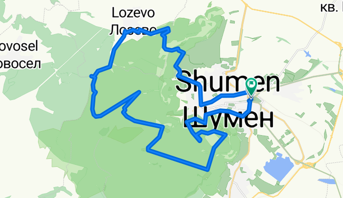 Паметника - Лозево - Шумен