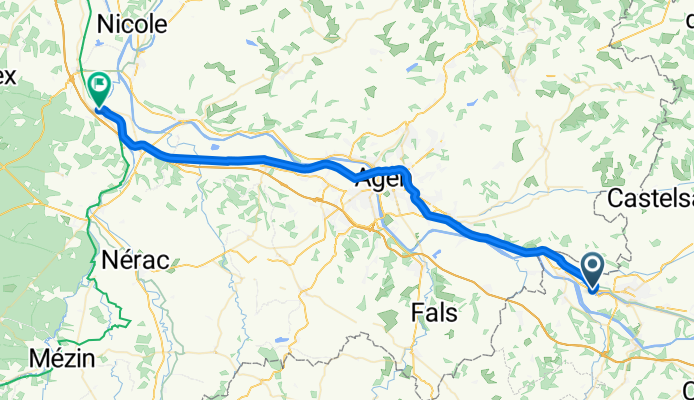 Étape 1 - Golfech - Buzet-sur-Baïse