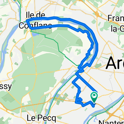 De 23 Avenue du Maréchal Juin, Carrières-Sur-Seine à 12 Avenue du Maréchal Juin, Carrières-Sur-Seine