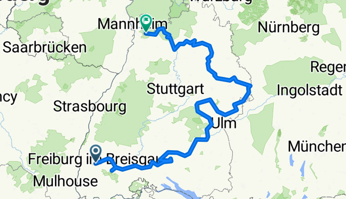 Radtour Schwäbische, Fränkische Alb 2021