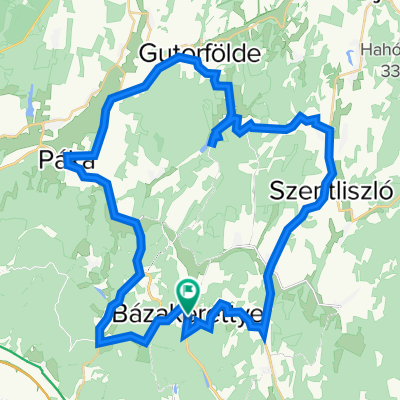 Kerettye_Páka_Szentpéterfölde kör aszfalton