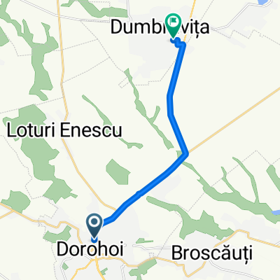 Strada Constantin Dobrogeanu-Gherea 23, Dorohoi to Unnamed Road, Dumbrăvița
