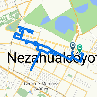 De 7 Leguas 399-441, Nezahualcóyotl a La Texanita 421, Nezahualcóyotl