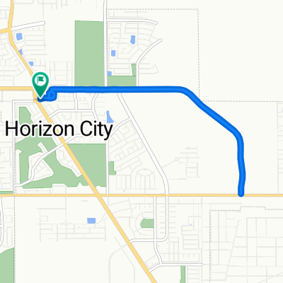 13813 Hollywood Dr, Horizon City to 13816 Hollywood Dr, Horizon City