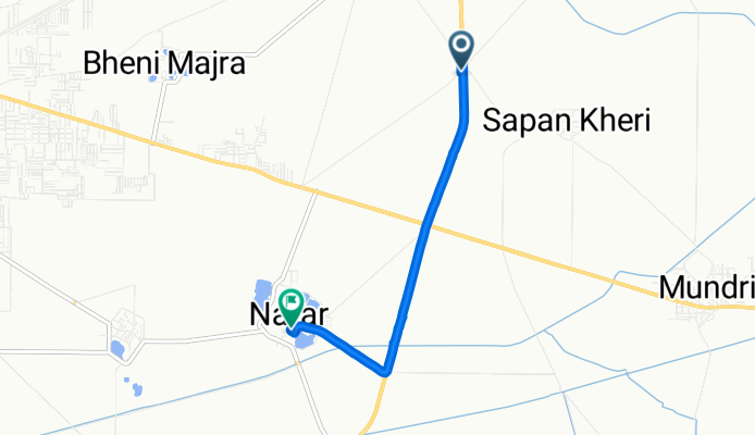 Ambala - Hissar Road to to Unnamed Road, Dhodh Kheri