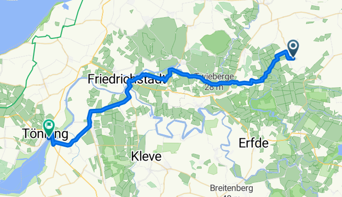 Dorfstraße 47, Börm nach Am Hafen 41, Tönning